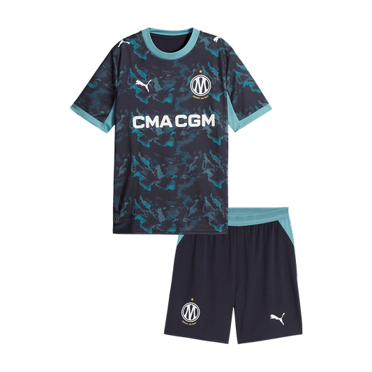 Marseille Auswärtstrikot-Set Kinder 2026/27