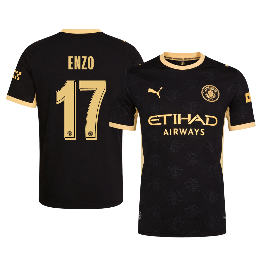 Manchester City Auswärtstrikot 2026/27 – ENZO #17 – UCL (Spielerversion)