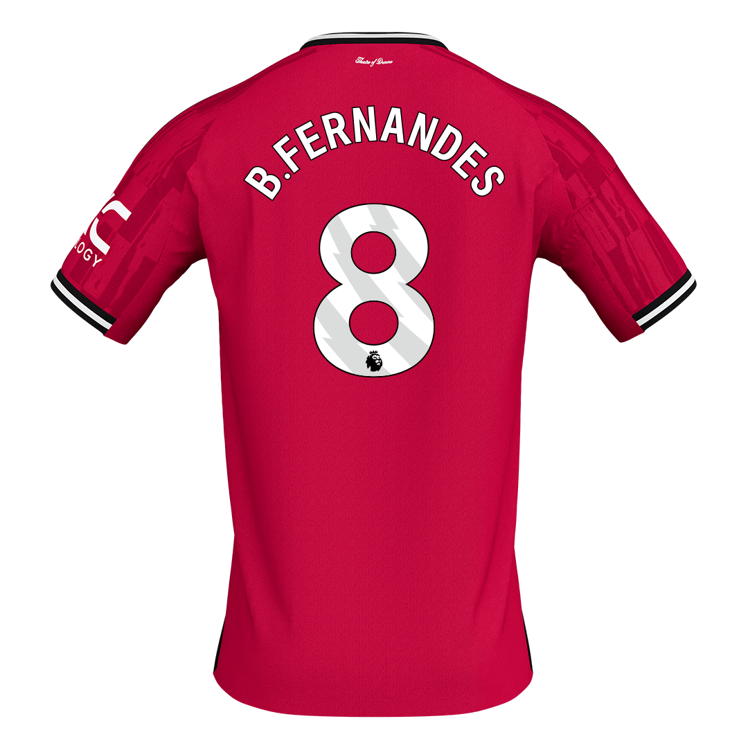 Maillot ManU Domicile 2025/26 B.FERNANDES #8 [PREMIUM]
