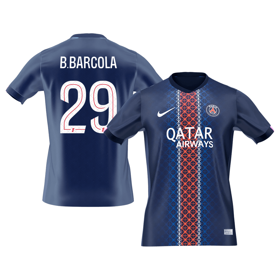 Maillot PSG Domicile 2025/26 B.BARCOLA #29 [PREMIUM]