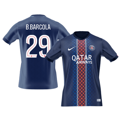 Maillot PSG Domicile 2025/26 B.BARCOLA #29 [PREMIUM]