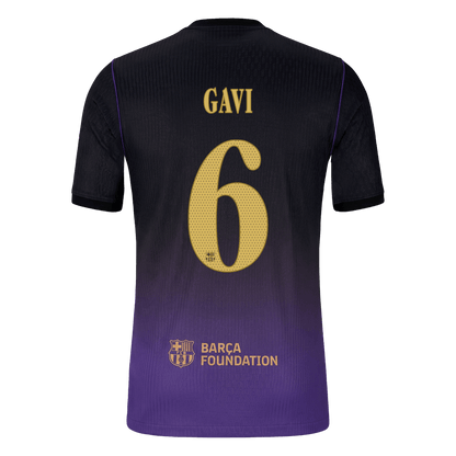 Barcelona Auswärtstrikot 2026/27 – GAVI #6 – UCL (Spielerversion)