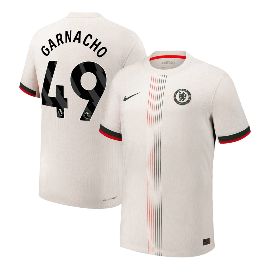 Chelsea Maglia Player Version Away 2025/26 GARNACHO #49 Slim Fit