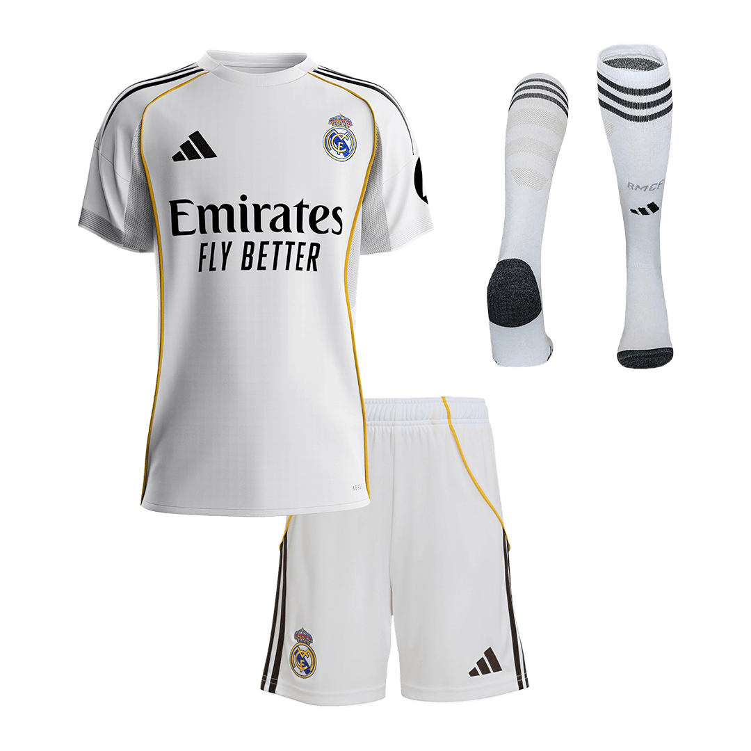 Los Blancos Kinder Trikot Komplett-Set Heim 2025/26 [PREMIUM]