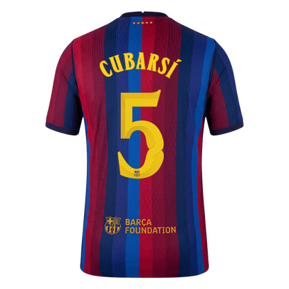Barcelona Heimtrikot 2026/27 – CUBARSÍ #5 – UCL (Spielerversion)
