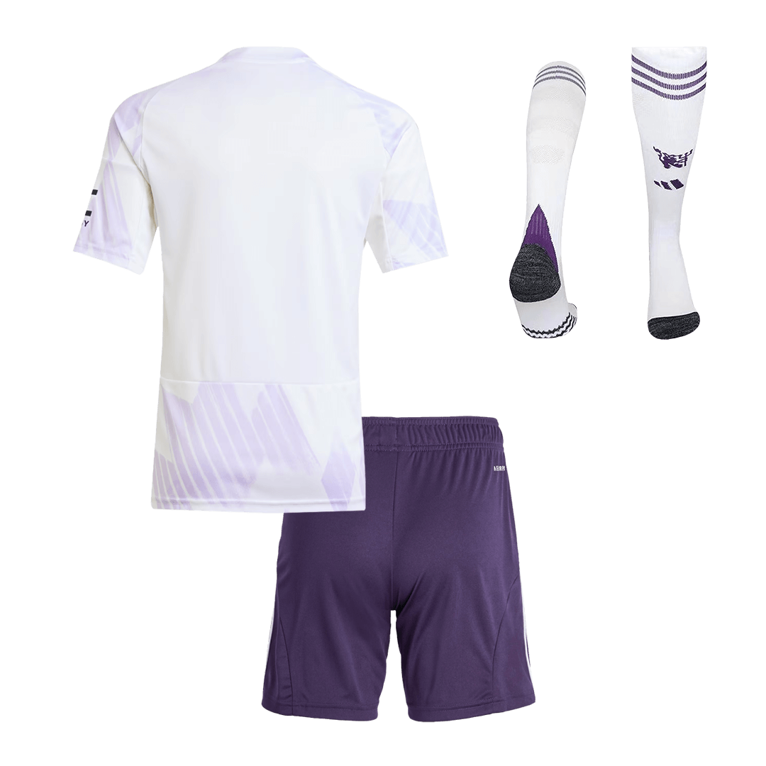 ManU Kinder Trikot Komplett-Set Auswärts 2025/26 – Bild 2