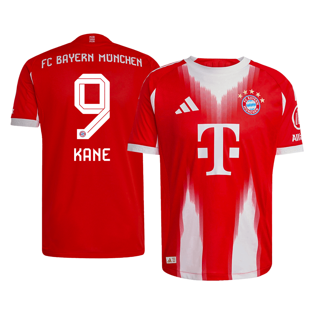 Maillot Domicile Bayern Munich Version Joueur 2025/26 KANE #9 Coupe Ajustée