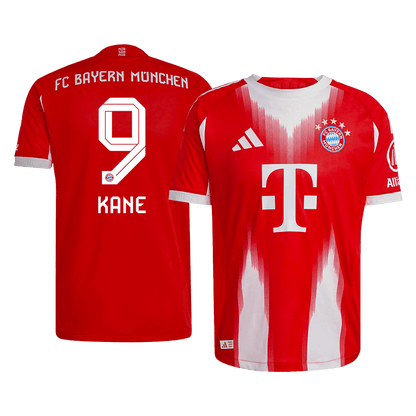 Maillot Domicile Bayern Munich Version Joueur 2025/26 KANE #9 Coupe Ajustée
