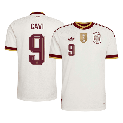 [Champion Edition] Spanien Auswärtstrikot WM 2026 – GAVI #9 (Spielerversion)