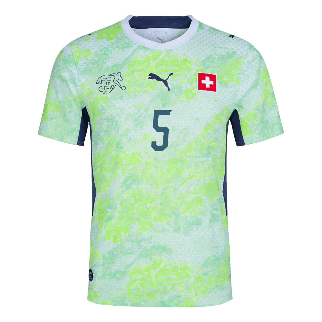 Nati World Cup Player Version Trikot Auswärts 2026 AKANJI #5 Slim Fit