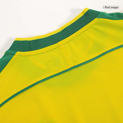 Brazil World Cup Retro Trikot Heim 1998 RONALDO #9