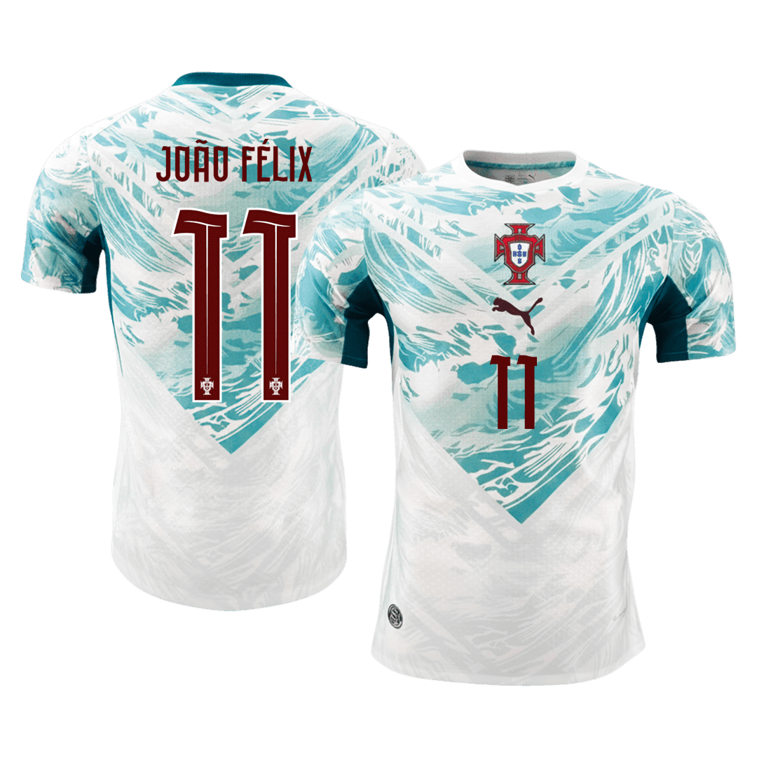 Portugal World Cup Player Version Trikot Auswärts 2026 JOÃO FÉLIX #11 Slim Fit