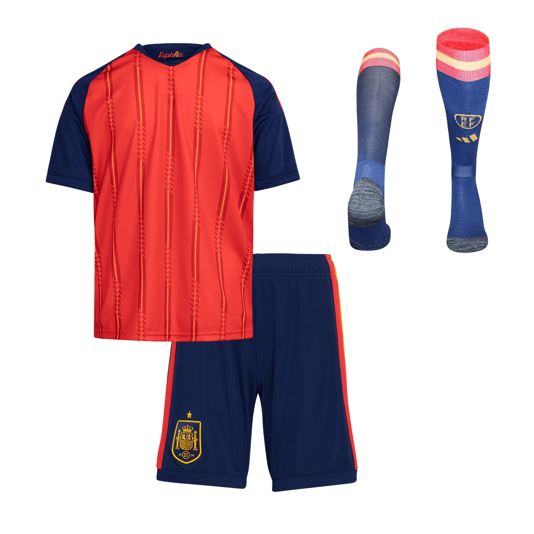 Spain World Cup Kinder Trikot Komplett-Set Heim 2026 – Bild 11