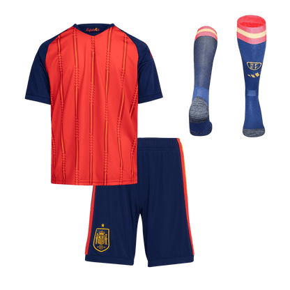 Spain World Cup Kinder Trikot Komplett-Set Heim 2026 – Bild 11