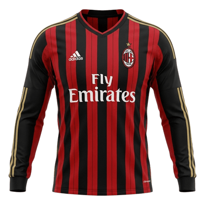 AC Milan Retro Langarm Trikot Heim 2013/14