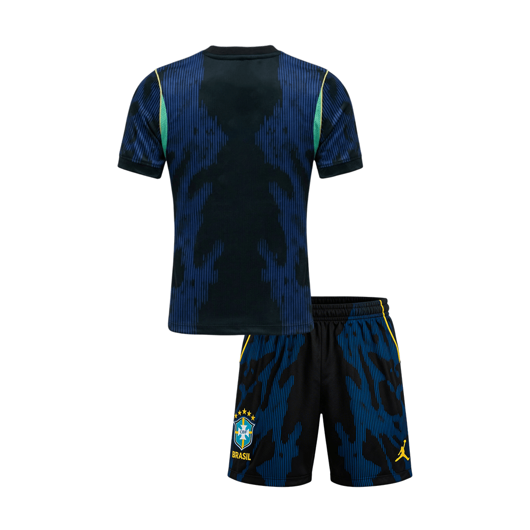 Brazil World Cup Kinder Trikot Set Auswärts 2026 – Bild 2