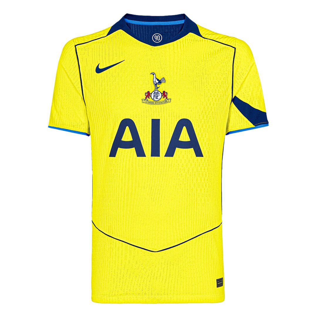 Maillot Tottenham Hotspur Version Joueur Troisième Extérieur 2025/26 Coupe Slim