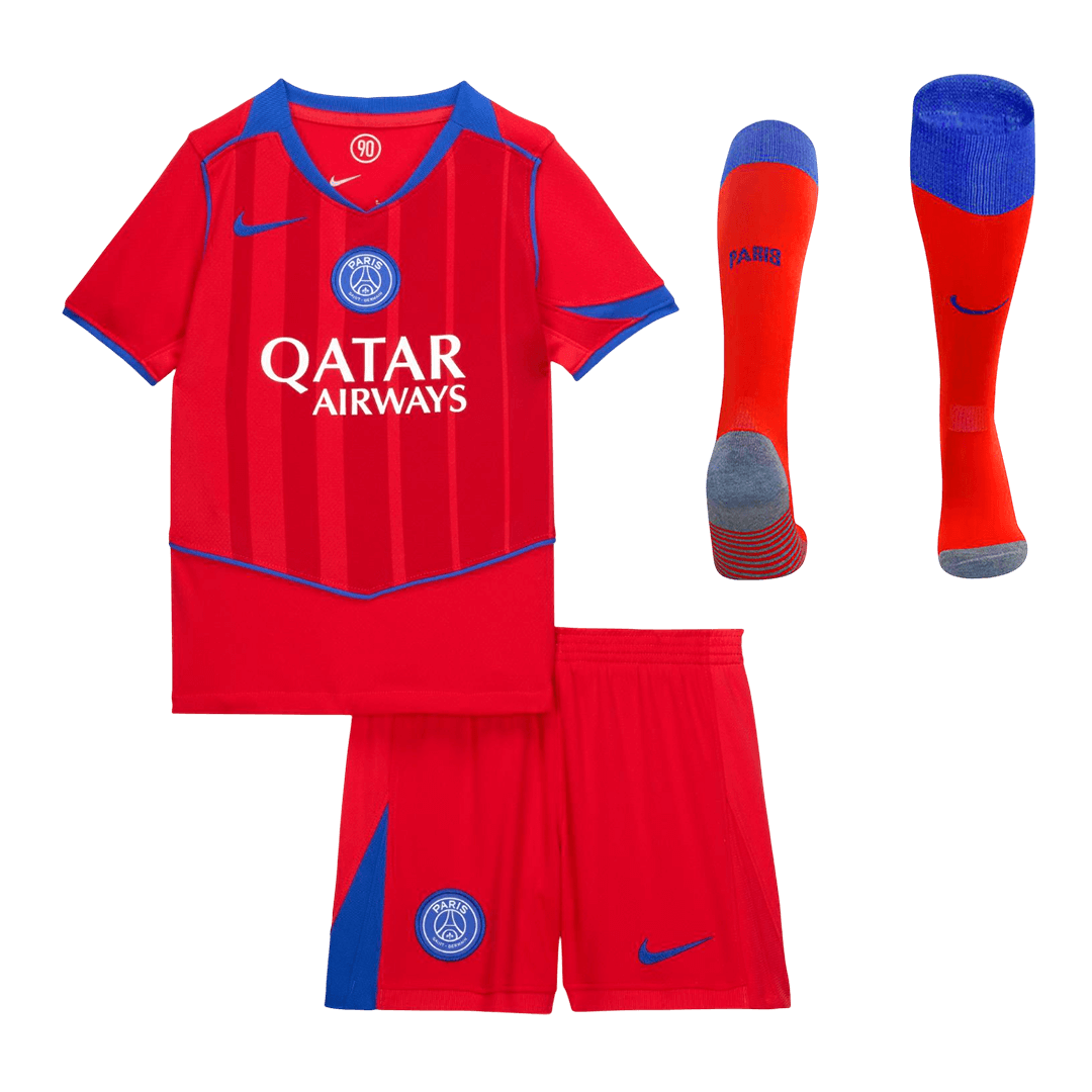 PSG Kinder Trikot Komplett-Set Drittes Auswärts 2025/26