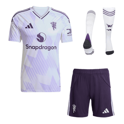 Kit completo da trasferta Manchester United 2025/26