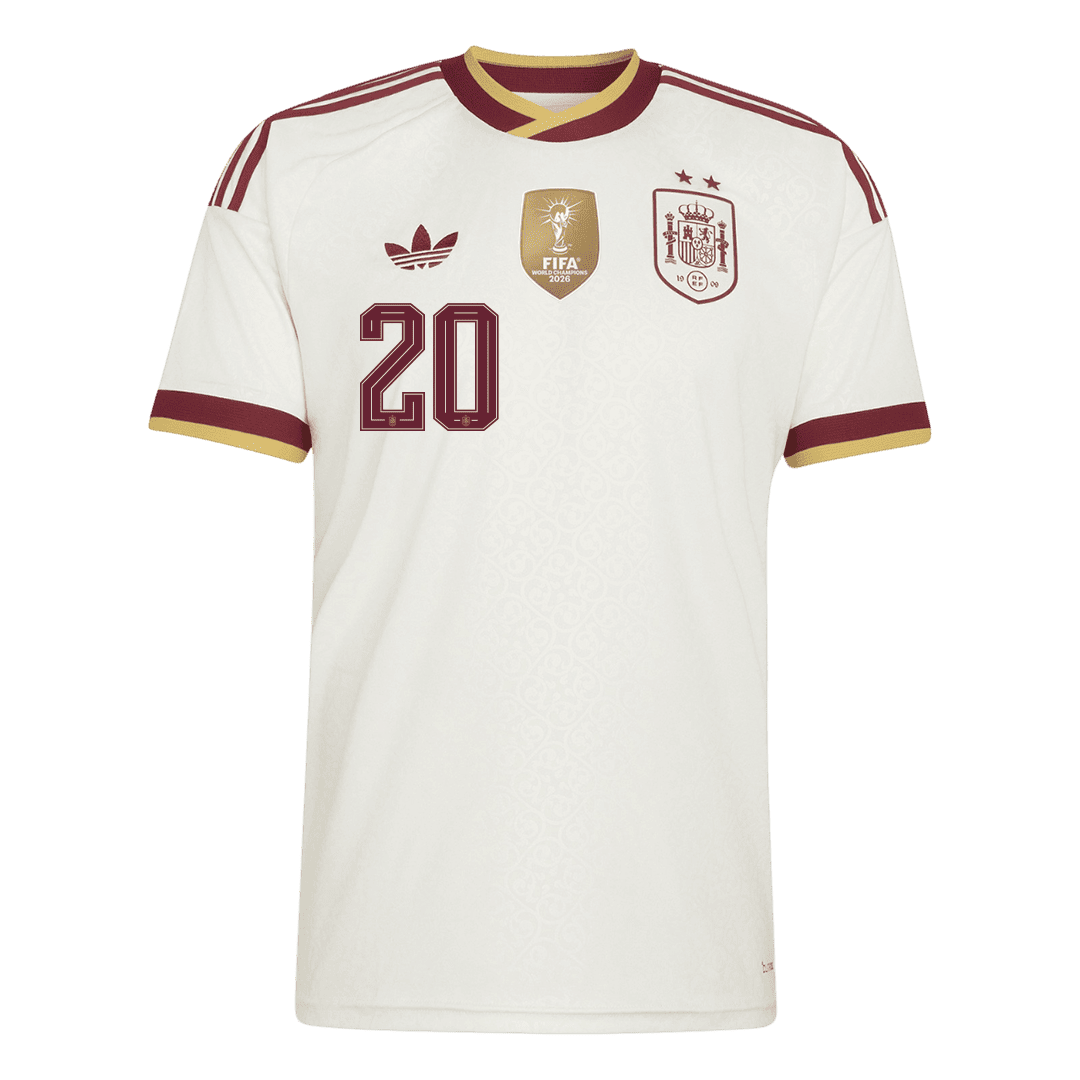 [Champion Edition] Spanien Auswärtstrikot WM 2026 – PEDRI #20