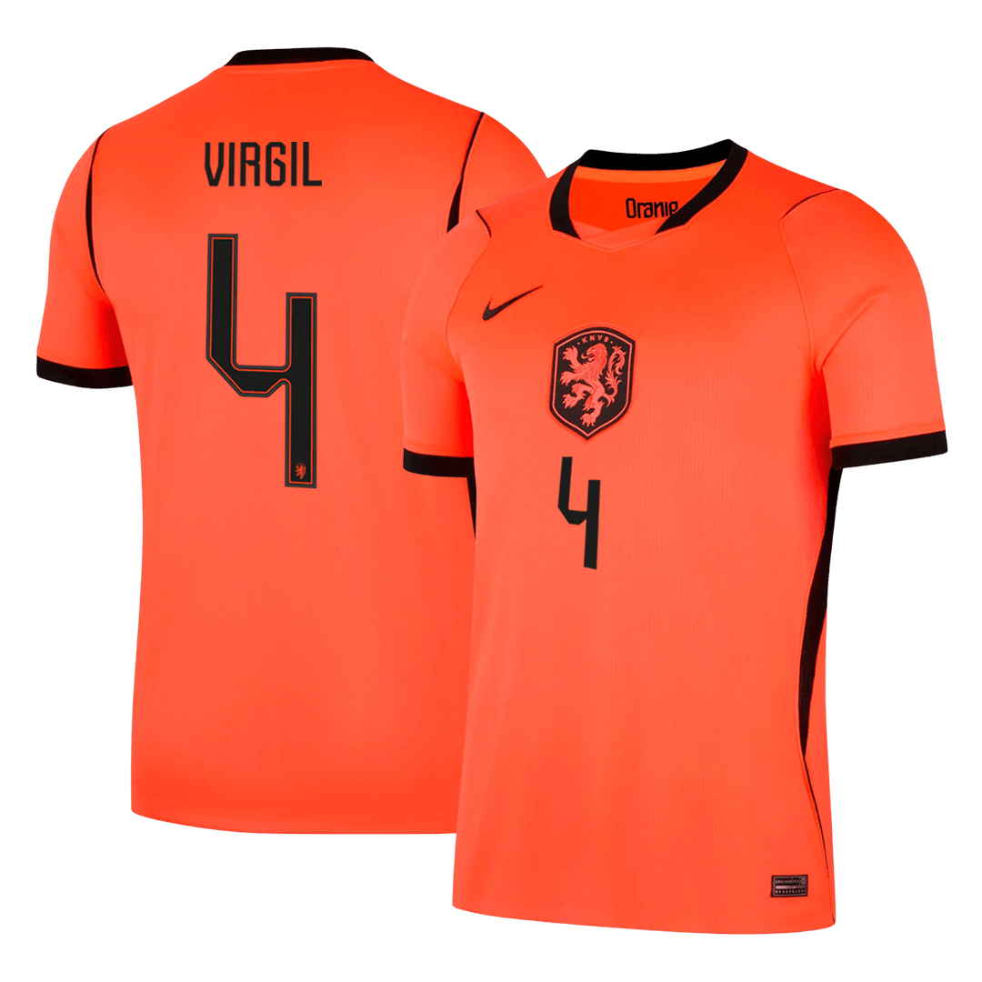Maillot Coupe du Monde Pays-Bas Domicile 2026 VIRGIL #4