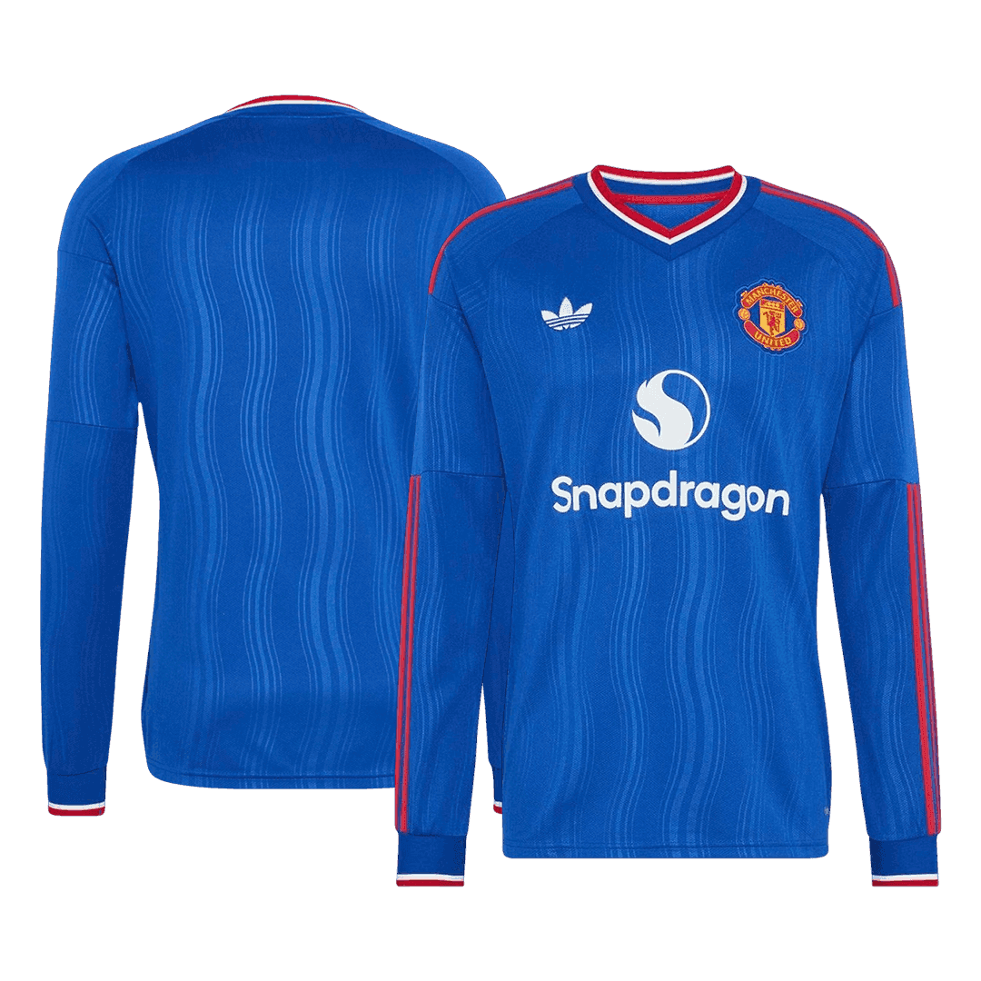 Manchester United Langarm Auswärtstrikot 2026/27