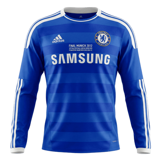 Chelsea Retro Langarm Trikot Heim 2011/12