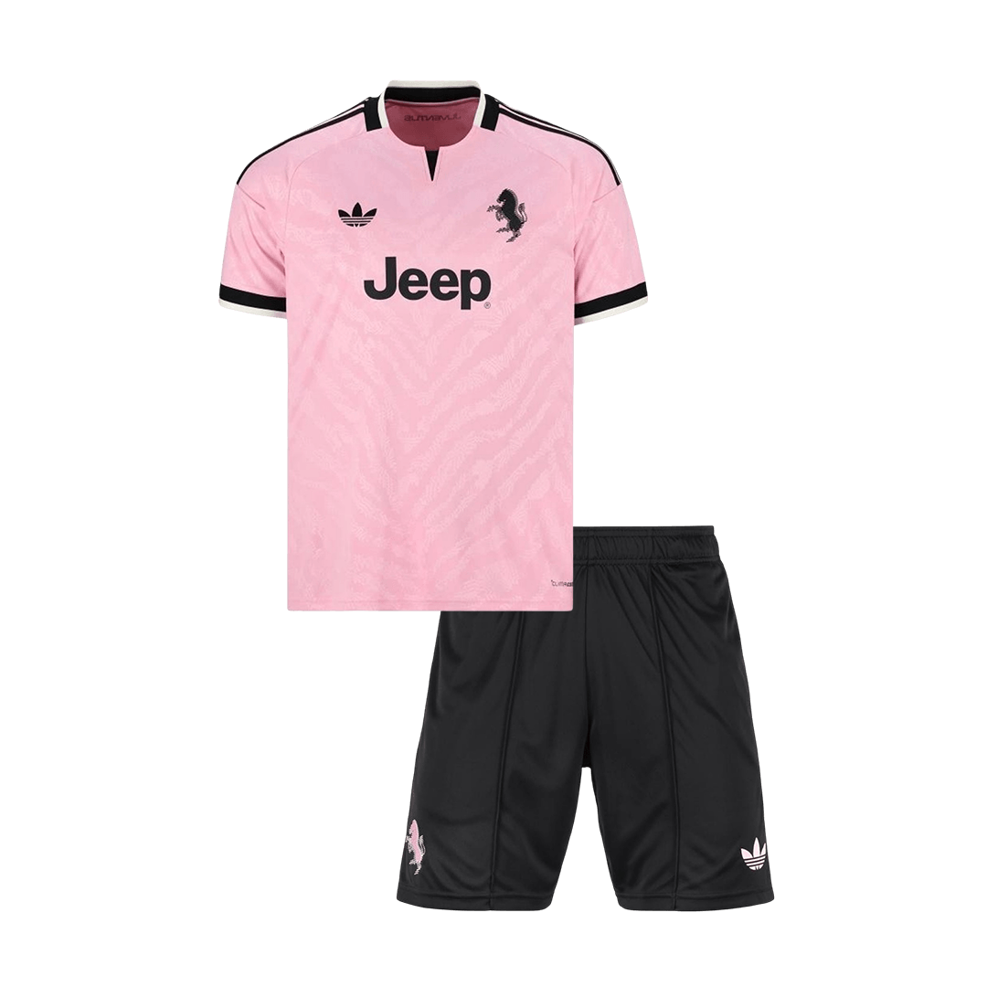 Juventus Auswärtstrikot-Set Kinder 2026/27