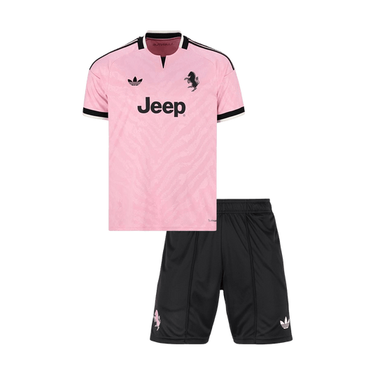Juventus Auswärtstrikot-Set Kinder 2026/27
