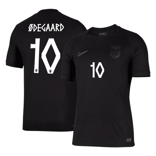 Norway World Cup Player Version Trikot Auswärts 2026 ØDEGAARD #10 Slim Fit