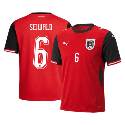 Austria Maglia Home Coppa del Mondo 2026 SEIWALD #6
