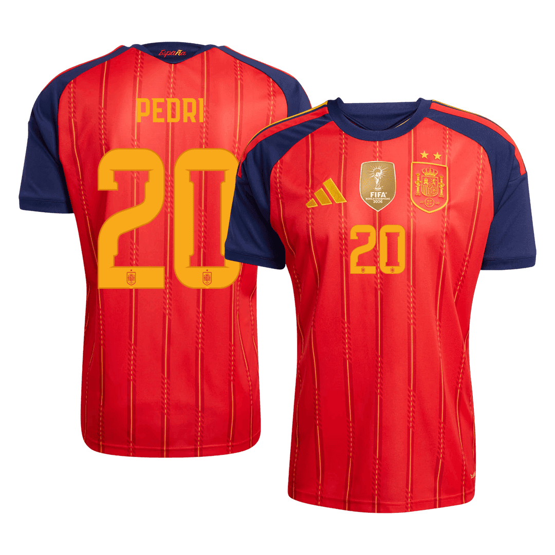 [Champion Edition] Spanien Heimtrikot WM 2026 – PEDRI #20