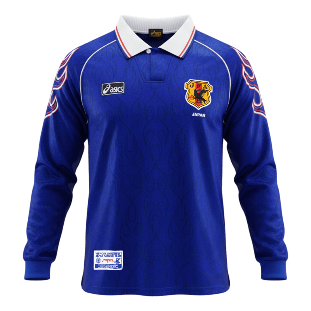Japan World Cup Retro Langarm Trikot Heim 1998