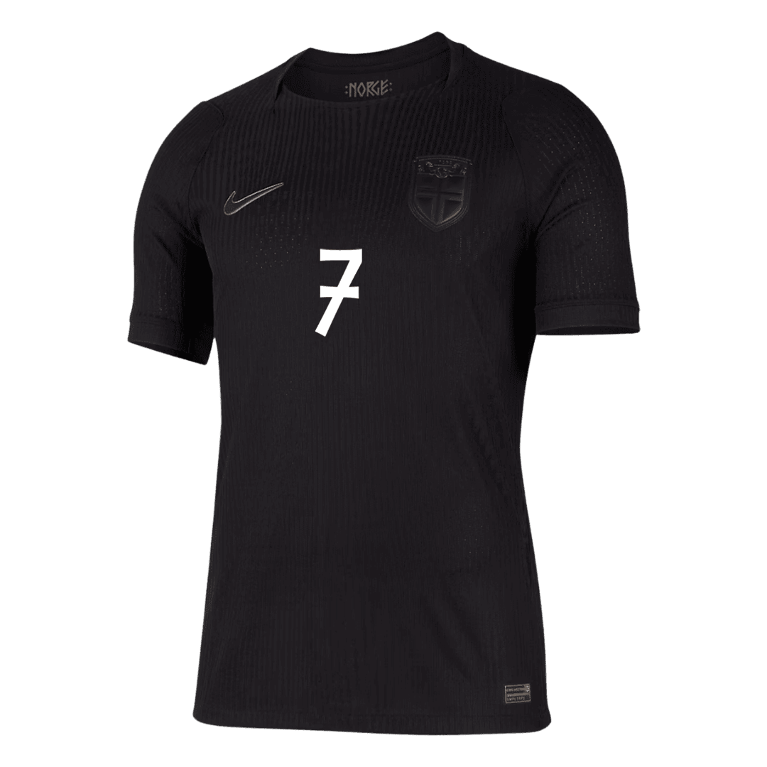 Norway World Cup Player Version Trikot Auswärts 2026 SØRLOTH #7 Slim Fit
