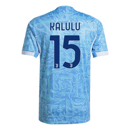 Juventus Player Version Trikot Auswärts 2025/26 KALULU #15 Slim Fit