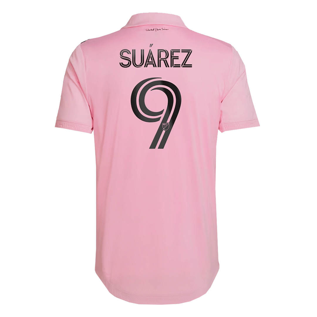 Maillot Domicile Inter Miami CF Version Joueur 2022 SUÁREZ #9 Coupe Slim