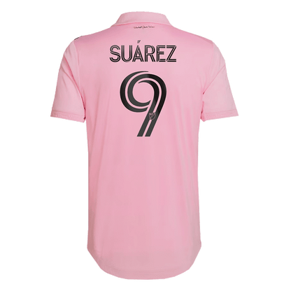 Maillot Domicile Inter Miami CF Version Joueur 2022 SUÁREZ #9 Coupe Slim