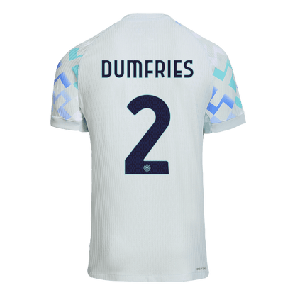 Maglia Inter Milan Versione Giocatore Trasferta 2025/26 DUMFRIES #2 Slim Fit
