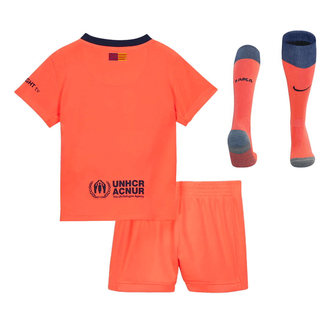 Barcelona Kinder Trikot Komplett-Set Drittes Auswärts 2025/26 – Bild 14