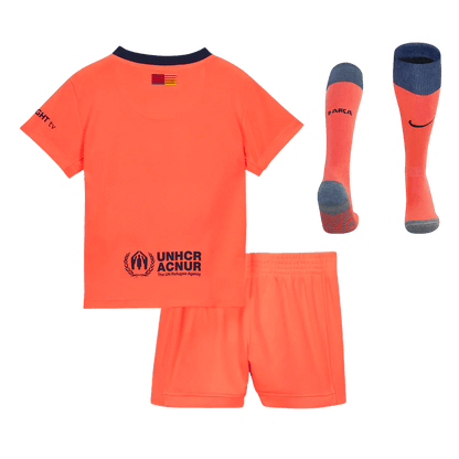 Barcelona Kinder Trikot Komplett-Set Drittes Auswärts 2025/26 – Bild 14