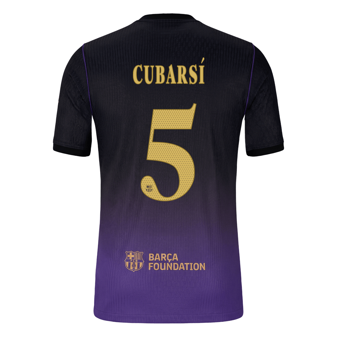 Barcelona Auswärtstrikot 2026/27 – CUBARSÍ #5 – UCL (Spielerversion)