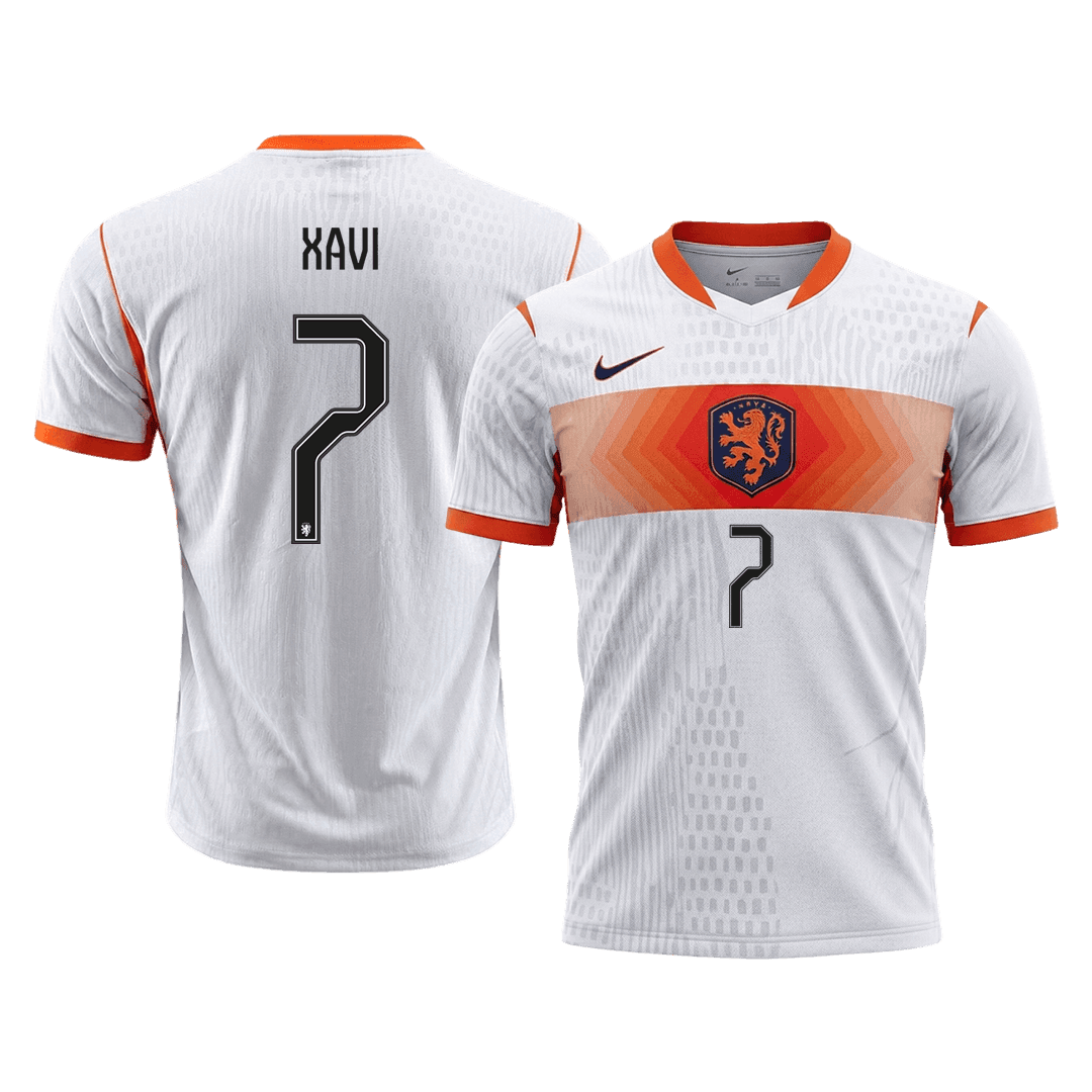 Netherlands World Cup Player Version Trikot Auswärts 2026 XAVI #7 Slim Fit