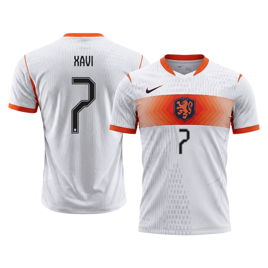 Netherlands World Cup Player Version Trikot Auswärts 2026 XAVI #7 Slim Fit