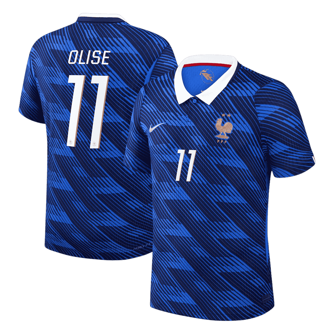 France World Cup Player Version Trikot Heim 2026 OLISE #11 Slim Fit