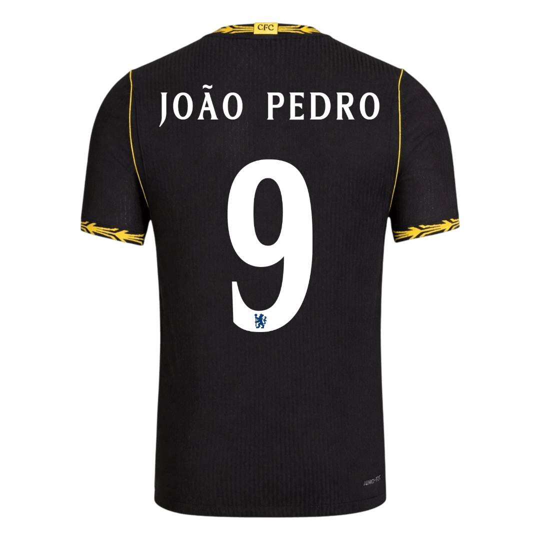 Chelsea Auswärtstrikot 2026/27 – JOÃO PEDRO #9 – UCL (Spielerversion)