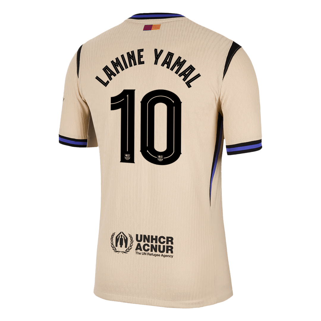Barcelona Player Version Trikot Auswärts 2025/26 UCL LAMINE YAMAL #10 Slim Fit