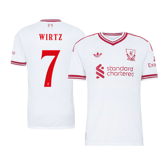 Liverpool Auswärtstrikot 2026/27 – WIRTZ #7 – UCL (Spielerversion)