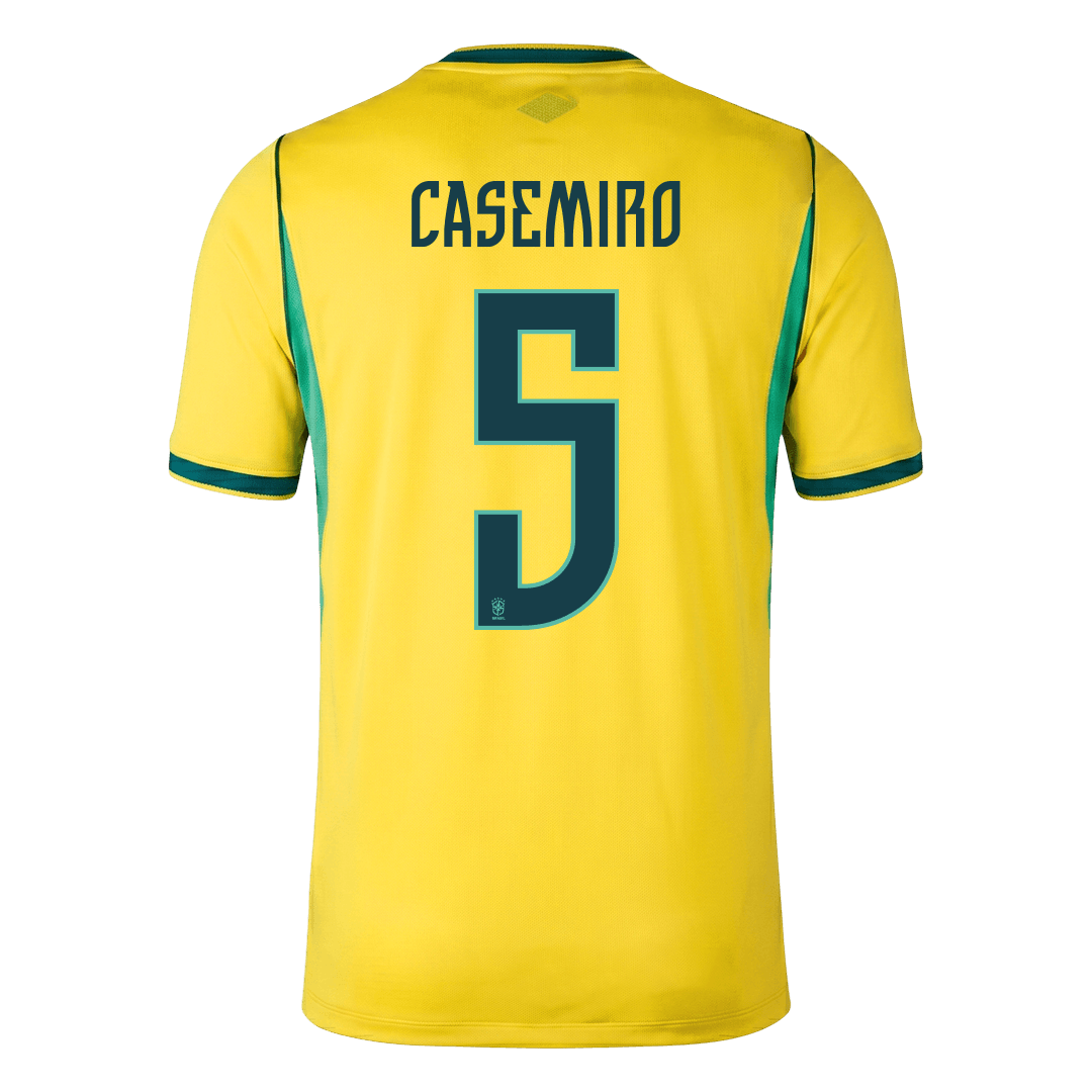 Brasile Maglia Mondiali Home 2026 CASEMIRO #5
