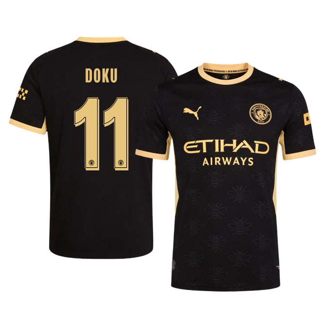 Manchester City Auswärtstrikot 2026/27 – DOKU #11 – UCL (Spielerversion)