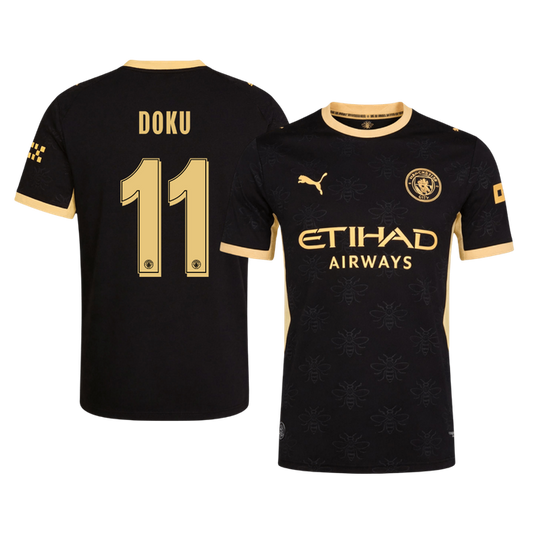 Manchester City Auswärtstrikot 2026/27 – DOKU #11 – UCL (Spielerversion)